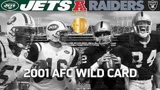 Grudens Last Playoff Win With Raiders Jets vs Raiders 2001 AFC Wild Card  Vault Highlights [upl. by Schnell]