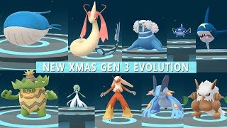 Pokemon Go Best of Gen 3 Evolution Ludicolo Wailord Milotic Gardevoir Slaking [upl. by Ahsilrac905]