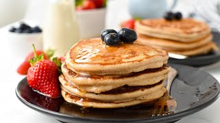 Vegan Buckwheat Pancakes So Fluffy Glutenfree [upl. by Anipsed]