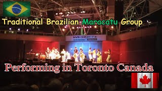 Brazilian Maracatu Group performing in Toronto Canada  Westjet Stage  Expressions of Brazil [upl. by Ailis926]