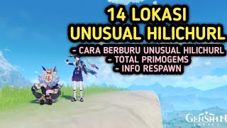 14 Lokasi UNUSUAL HILICHURL untuk Achievement quot ANEH SEKALIquot Genshin Impact [upl. by Wiltshire]