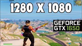 Streched Resolution 1280x1080 Fortnite Chapter 5 l GTX 1650 l Performance Mode l 1080p [upl. by Narok]