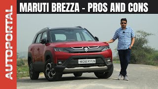 Maruti Suzuki Brezza Pros and Cons  Autoportal [upl. by Hevak]