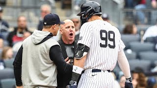 Aaron Judge ejected for 1st time in his career after arguing a strike 3 call  MLB on ESPN [upl. by Talich]