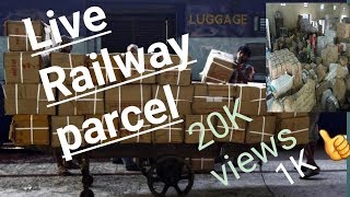 How to Sending Goods using Railway Parcel Live Serviceरेलवे की मदद से सामान कैसे भेजे। [upl. by Neirual]