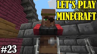 First Weaponsmith  Lets Play Minecraft 121 Episode 23 [upl. by Attinahs73]