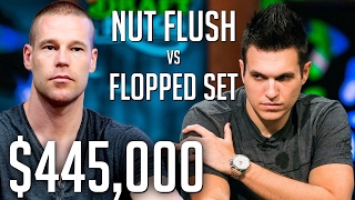 445000 Pot Against Patrik Antonius And I FLOPPED A SET [upl. by Ardussi]