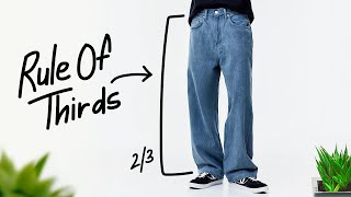 baggy pants are ruining your look how to fix it fast [upl. by Nnaasil]