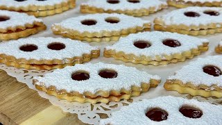 LES LUNETTES DE ROMANS À LA CONFITURE 🍯 biscuits sablés faciles à faire surtout avec vos enfants [upl. by Kcinomod]