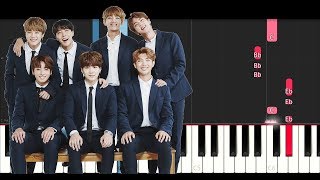 Bts  Serendipity Piano Tutorial [upl. by Ileray]