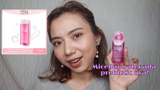 YOU Micellar Cleansing Water review you micellar water prebiotic [upl. by Tarra]