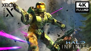 HALO INFINITE Gameplay Walkthrough All Cutscenes 4K 60FPS XBOX SERIES X [upl. by Enaffit]