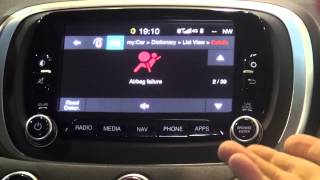 Fiat uConnect live preview da HDmotoriit [upl. by Anyek792]