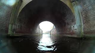 Indoor rowing scenery  Naarden NL fortress moat [upl. by Yenrab]