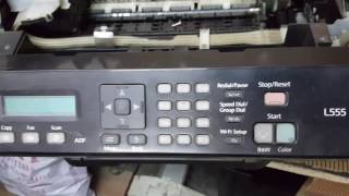 Epson l555 all in one printer paper jam problem fix part 3 [upl. by Ecyned]