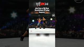 WWE 2K14 John Cena vs Big Show WrestleMania 21 🔥 shorts [upl. by Llebana]