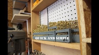 Simple drill bit storage [upl. by Zeena75]