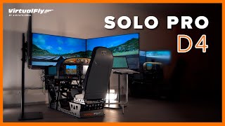 DIAMOND DA 40 FLIGHT SIMULATOR  AATD  SOLO PRO D4 [upl. by Marola]