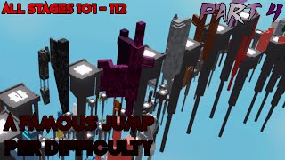 PART 4 A Famous Jump Per Difficulty All Stages 101112 ROBLOX Obby [upl. by Thompson]