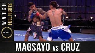 Magsayo vs Cruz FULL FIGHT April 10 2021  PBC on Showtime [upl. by Meg679]