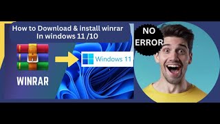 How To Download WINRAR In Windows 1110  Download Free WINRAR In PC [upl. by Boys]