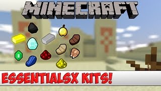 Minecraft Plugin Tutorial  EssentialsX Kits [upl. by Bohon536]