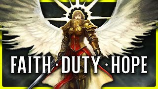 Saint Celestine  The Living Saint EXPLAINED  Warhammer 40k Lore [upl. by Yurt]