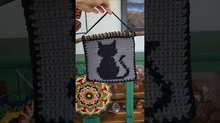 Quickest Way to Mount a Tapestry to a Dowel Sewing Method tapestrycrochet crochettutorial [upl. by Leanatan197]