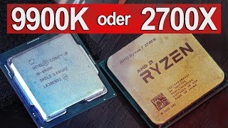 Welchen JETZT KAUFEN  Intel i9 9900K vs AMD Ryzen 7 2700X [upl. by Otecina984]