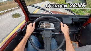 Driving The Citroën 2CV  29 Horsepower of Pure French Fun POV Binaural Audio [upl. by Potash157]