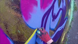 Raw Graffiti  Spring Burner Hood Wall [upl. by Ronal]