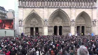 Sonnerie des nouvelles cloches de Notre Dame de Paris [upl. by Hyacinth]