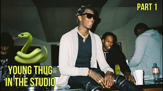 YOUNG THUG IN THE STUDIO w Rich Homie Quan Migos Lil Durk amp more PART 1 [upl. by Dieterich]