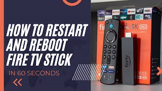 🔥 HOW TO RESTART AND REBOOT FIRESTICK IN 60 SECONDS [upl. by Eeresid]