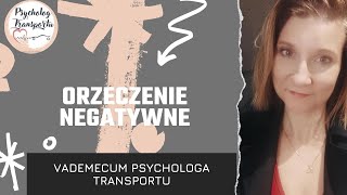 Vademecum psychologa transportu orzeczenie negatywne [upl. by Gladwin]