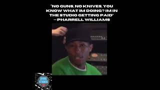 Pharrell Williams words of advice to gang bangers noviolance [upl. by See]