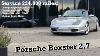 Porsche Boxster 986 27l Service 224000 miles  Don´t call it old call it classic [upl. by Milka]