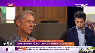 Élisabeth Borne réunit son gouvernement pour distribuer les quotfeuilles de routequot [upl. by Flowers]