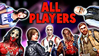 HORRORFIELD ALL PLAYERS GAMEPLAY IN ONE VIDEO [upl. by Pacificia788]