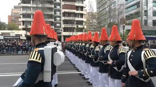 Escuela Militar Bernardo O´Higgins Penachos Rojos Las Condes Post Parada Militar 2022 [upl. by Rednirah]