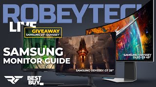 Giveaways  Samsung Monitors 27quotOdyssey G4 28quot Odyssey G7 and 49quot Odyssey G9 Ultrawide [upl. by Eineeuq473]