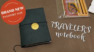 New Travelers Notebook Passport Size  Blue [upl. by Abebi]