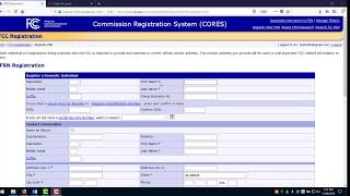 FCC User Profile and FRN Registration for New Radio Operators [upl. by Guinna98]