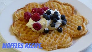 Waffles recipe the ultimate waffles recipe that will leave you craving for more [upl. by Navada49]