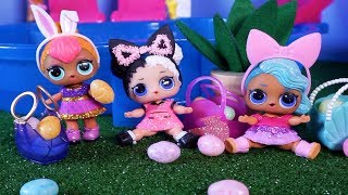 LOL SURPRISE DOLLS Easter Egg Hunt [upl. by Burns]