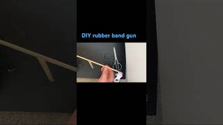 How to make a DIY rubber band gun [upl. by Haggai]