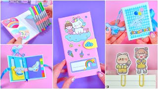 DIY CUTE STATIONERY IDEAS YOU WILL LOVE  PENCIL CASE MINI JOURNAL [upl. by Nellac]