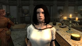 Serana Dialogue add on Curing Serana [upl. by Arikaahs]