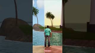 This is how GTA Vice City looks with Classic Lighting On and Off 🔥 [upl. by Oler142]