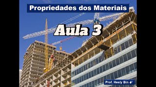 Propriedades dos Materiais  Aula 3 Propriedades Específicas Parte 1 [upl. by Anna832]